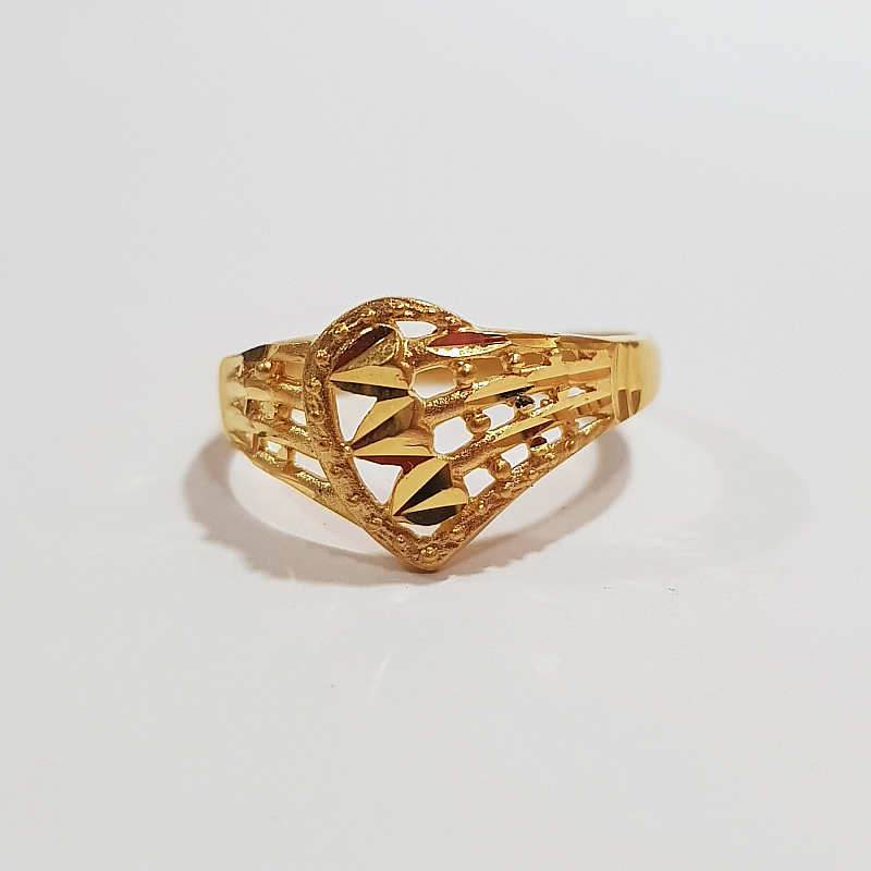 Buy Unique Diamond Circle Ring in 18KT Rose Gold Online | ORRA